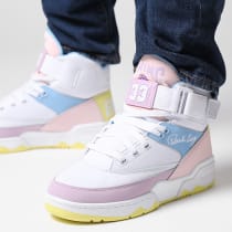 Ewing Athletics - Baskets 33 Hi Easter 1BM02088 White Orchid Limelight