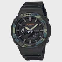 Casio - Montre G-Shock GM-2100SU-1AER Noir Camouflage