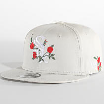 New Era - Casquette Fitted 9Fifty Flower Chicago White Sox Beige