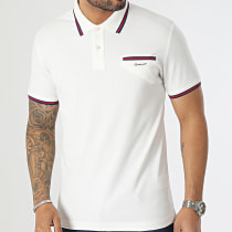 Gant - Polo Manches Courtes 3-Col Tipping Solid Pique 2003170 Beige Clair