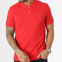Gant - Polo Manches Courtes Original Pique Rugger 2201 Rouge