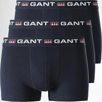 Gant - Lot De 3 Boxers 902313083 Bleu Marine