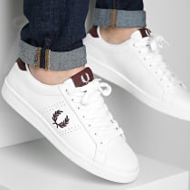 Fred Perry - Baskets B721 Leather B4321 White