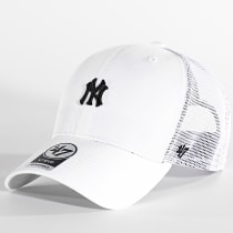 '47 Brand - Casquette Trucker MVP Mini Logo New York Yankees Blanc
