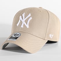 '47 Brand - Casquette MVP New York Yankees Beige Blanc