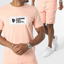 Comme Des Loups - Ensemble Tee Shirt Et Short Jogging Genova Rose