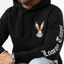 Looney Tunes - Sweat Capuche Sleeves Bugs Bunny Graff Noir
