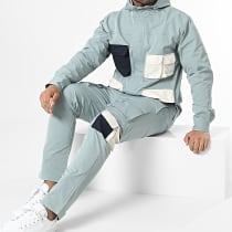 Frilivin - Ensemble Veste Zippée Et Pantalon Cargo Gris