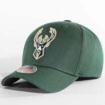 Mitchell and Ness - Casquette Team Ground 2 Stretch Milwaukee Bucks Vert