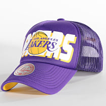 Mitchell and Ness - Casquette Trucker Billboard Los Angeles Lakers Violet