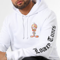 Looney Tunes - Sweat Capuche Sleeve Tweety Blanc