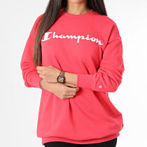 Champion - Sweat Crewneck Oversize Femme 116356 Rose