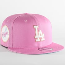New Era - Casquette Snapback 9Fifty Pastel Patch Los Angeles Dodgers Rose