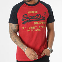 Superdry - Tee Shirt M1011621A Rouge