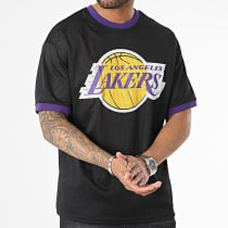 New Era - Tee Shirt NBA Team Logo Mesh Los Angeles Lakers 60357111 Noir