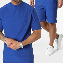 MTX - Ensemble Tee Shirt Et Short Jogging Bleu Roi