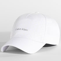 Calvin Klein - Casquette Femme Must Monogram 0990 Blanc