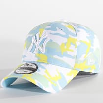 New Era - Casquette 9Forty Seasonal AOP New York Yankees Jaune Bleu Camo
