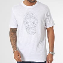 Kaporal - Tee Shirt Claus Blanc Chiné