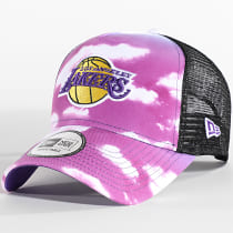 New Era - Casquette Trucker Cloud AOP Los Angeles Lakers Violet