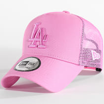 New Era - Casquette Trucker Tonal Mesh Los Angeles Dodgers Rose
