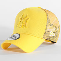 New Era - Casquette Trucker Tonal Mesh New York Yankees Jaune