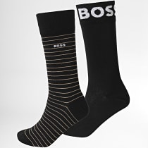 BOSS - Lot De 2 Paires De Chaussettes 50467722 Noir
