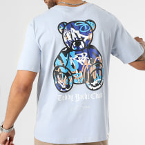 Teddy Yacht Club - Tee Shirt Oversize Large Art Series Blue Bleu Ciel