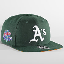 '47 Brand - Casquette Snapback Captain World Series Oakland Athletics Vert