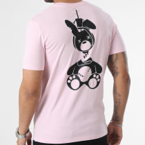 Sale Môme Paris - Tee Shirt Grappin Lapin Rose Noir