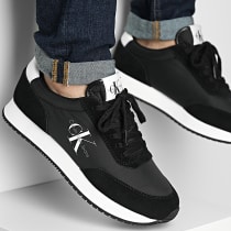 Calvin Klein - Baskets Retro Runner 0746 Black Bright White