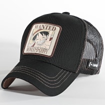 Capslab - Casquette Trucker Wanted Noir