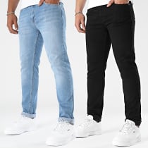 LBO - Lot De 2 Jeans Regular Fit 2198 2199 Bleu Denim Noir