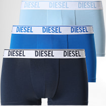Diesel - Lot De 3 Boxers Shawn 00SAB2-0SFAC Bleu Marine Bleu Clair