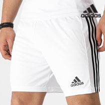 Adidas Sportswear - Short Jogging A Bandes Squad 21 GN5773 Blanc