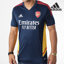 Adidas Sportswear - Tee Shirt A Bandes Arsenal FC HA5276 Bleu Marine