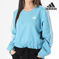 Adidas Sportswear - Sweat Crewneck Femme 3 Stripes IC9872 Bleu Clair
