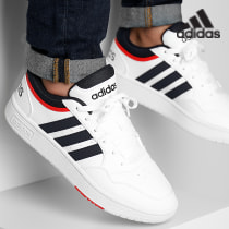Adidas Sportswear - Baskets Hoops 3 GY5427 Cloud White Collegiate Navy Classic Red
