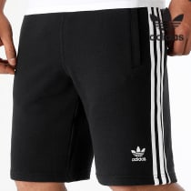 Adidas Originals - Short Jogging Bandes Brodées 3 Stripes DH5798 Noir Blanc