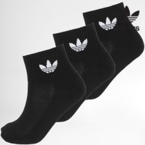Adidas Originals - Lot De 3 Paires De Chaussettes FM0643 Noir