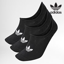 Adidas Originals - Lot De 3 Paires De Chaussettes Basses FM0677 Noir