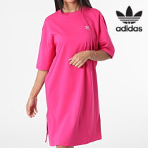 Adidas Originals - Robe Sweat Crewneck Femme HG6238 Rose