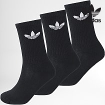 Adidas Originals - Lot De 3 Paires De Chaussettes Cush Trefoil Crew HC9547 Noir