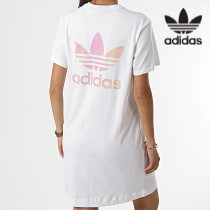 Adidas Originals - Robe Tee Shirt Femme HL6613 Blanc