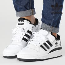 Adidas Originals - Baskets Femme Forum Low IF2649 Cloud White Core Black