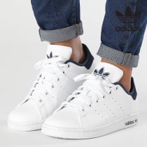 Adidas Originals - Baskets Femme Stan Smith IG7688 Cloud White Night Indigo
