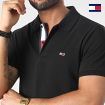 Tommy Jeans - Polo Manches Courtes Slim Placket 5370 Noir