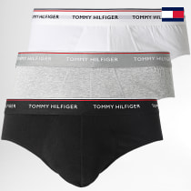 Tommy Hilfiger - Lot De 3 Boxers Premium Essentials 3766 Noir Gris Chiné Blanc