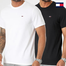 Tommy Jeans - Lot De 2 Tee Shirts 7484 Blanc Noir