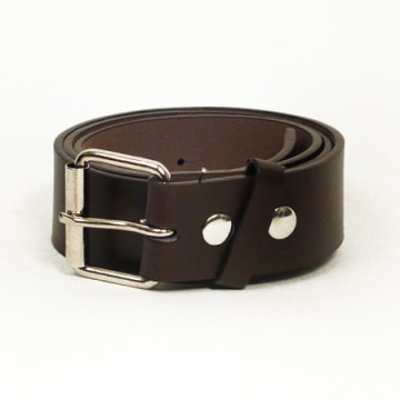 Ceinture Unisexe En Simili Cuir Noir 115cm - Boucle Amovible Interchangeable - Largeur 3.5cm - Neuf Avec étiquettes
